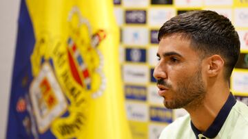 19/09/2024 FUTBOL PRIMERA DIVISION TEMPORADA 24/25 UD LAS PALMAS Rueda. de prensa de Fabio