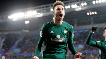 Loren Moron, jugador del Betis, durante un partido frente al Alav&eacute;s en LaLiga Santander. 