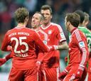 El Bayern aplasta al Bremen y se mantiene como líder invicto