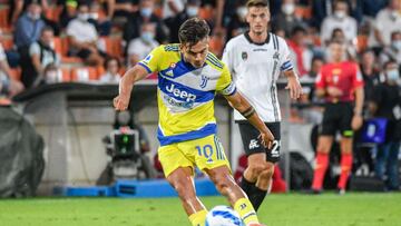 La Spezia (Italy), 22/09/2021.- Juventus's Paulo Dybala in action during the Italian Serie A match Spezia Calcio vs Juventus FC at the Alberto Picco stadium in La Spezia, Italy, 22 September 2021. (Italia) EFE/EPA/FABIO FAGIOLINI
