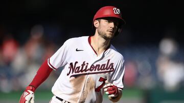 Desde que llegó a la MLB en 2015 el pelotero de los Nationals conectó el tercer ciclo de su carrera y se convierte en el quinto pelotero en lograrlo.