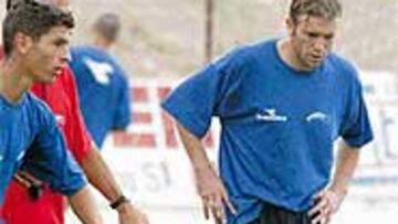 Agostinho se ejercitó ayer con sus nuevos compañeros del Poli Ejido.