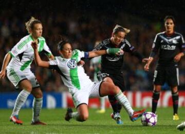 El Wolfsburgo gana 1-0 al Olympique de Lyon la Champions League.