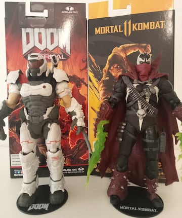 Doom Eternal (Doomguy) x Mortal Kombat 1 (Spawn) por McFarlane Toys