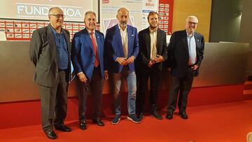 Elizegi, en un acto de San Mamés