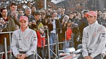 <b>CAMPEONES EN APUROS. </b>El equipo de Lewis Hamilton, que llevará el año próximo el número uno, puede enfrentarse a dificultades con la reducción de los presupuestos.