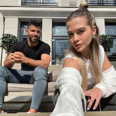 Agüero rompe su silencio tras los rumores de ruptura por bloquear a su novia en Instagram