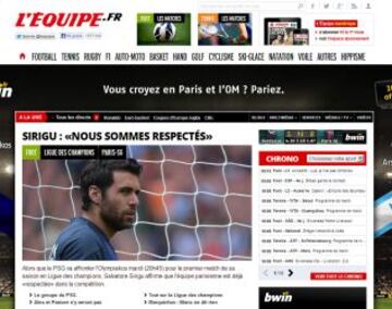 Portadas de la prensa extranjera