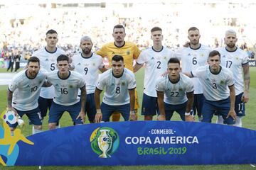 Equipo del Argentina.