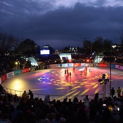Maipú estrena pista de patinaje en medialuna abandonada
