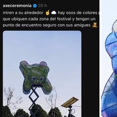 Así difundía el festival Ceremonia las estructuras como “puntos de encuentro seguros”