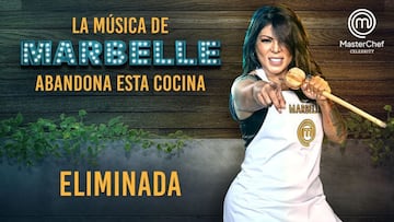 MasterChef Celebrity: Marbelle eliminada de la competencia