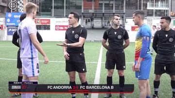 Resumen y goles del Andorra vs. Barça B de Primera RFEF
