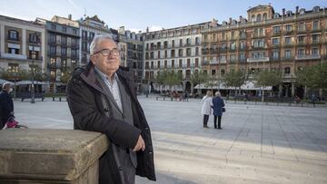 Luis Sabalza en Pamplona. 