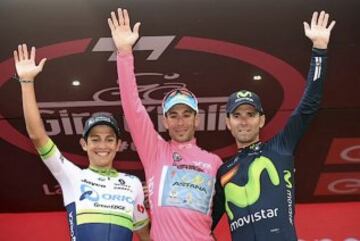 En el Giro de Italia 2016 quedó tercero tras Esteban Chaves, que fue segundo, y el ganador Vicenzo Nibali, en su primera participación en la ronda italiana. Consiguió ganar una etapa, la decimosexta entre Bresanona y Andalo, con lo que con esta victoria, logra ganar al menos una etapa en las tres grandes vueltas.