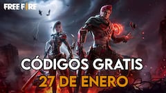 Free Fire | Códigos de hoy martes 27 de enero de 2026: recompensas gratis