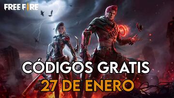 Free Fire códigos gratis hoy 27 de enero