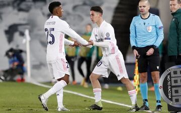 El castillista Sergio Arribas debutó en la Champions en diciembre contra el Gladbach.