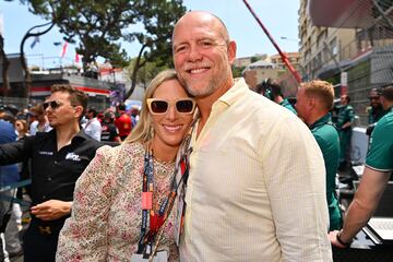 Mike Tindall y Zara Tindall durante el Gran Premio de Mónaco de la Fórmula 1.