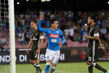 Former Real Madrid man José Callejón scored Napoli's third goal.