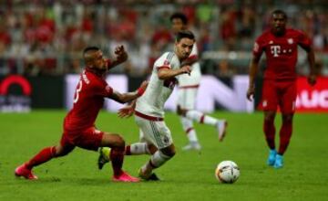 Arturo Vidal sumó su primer partido como titular en Bayern Munich. Jugó ante Milan en la Copa Audi.