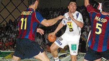 <b>TENSIÓN.</B> El Ciudad Real-Barça del domingo aún no ha terminado.