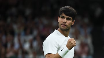 Alcaraz’s Wimbledon warm-up took a playful twist when actor Tom Holland showed up and set up a showdown with the Spanish star.