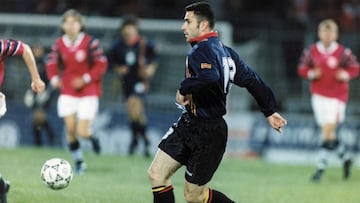 El día que Molina debutó con España como jugador de campo