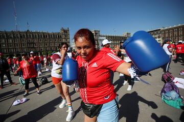 La plancha del Zócalo de Ciudad de México acogió una clase masiva de boxeo y, por segundo año consecutivo, se batió un récord mundial con más de 30.000 alumnos. El acto contó con la presencia de los campeones Julio César Chávez, Jaime Minguía o Humberto González, así como la del presidente del Consejo Mundial de Boxeo, Mauricio Sulaimán