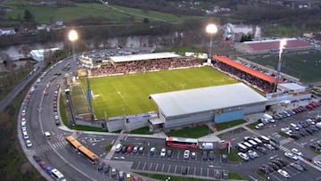 Anxo Carro, estadio del Lugo.