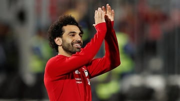 Soccer Football - African Nations Cup Qualifier - Egypt v Tunisia - Borg El Arab Stadium, Alexandria, Egypt - November 16, 2018   Egypt&#039;s Mohamed Salah before the match  REUTERS/Amr Abdallah Dalsh