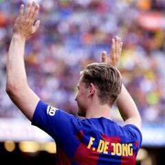 19.850 personas dieron la bienvenida a De Jong