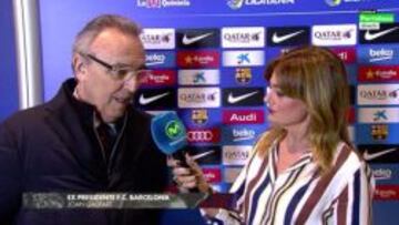 Gaspart con Mónica Marchante.