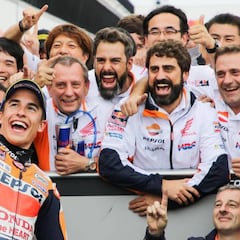 Márquez pide a sus aficionados que jamás jaleen una caída