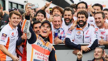 Marc Márquez en Misano.