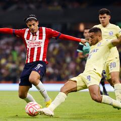 El América domina a Chivas en acciones ofensivas