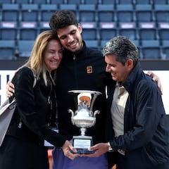 Alcaraz: “Venir con la lesión a Roma y ganar así, es para estar muy contento”