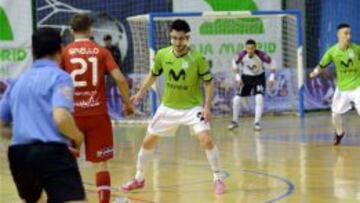 Grello, ante Rafael en el primer partido.