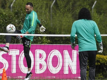 David Ospina entrena con Atl&eacute;tico Nacional en Medell&iacute;n