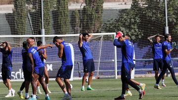 Entrenamiento del Levante.