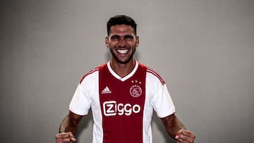 Lisandro Magallán en su época como jugador del Ajax