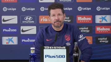 Rueda de prensa de Diego Simeone previa al Cádiz - Atlético