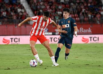 Melero en el partido contra el Valencia. 
