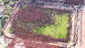 Al Ahly open training session abandoned after pitch invasion