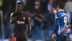 Umtiti dice en el vestuario que Sergio García le llamó "negro"