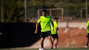Andy Rodriguez, en un entrenamiento de esta temporada.