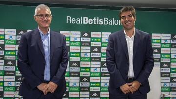 Cordón (izq), junto a Ángel Haro.