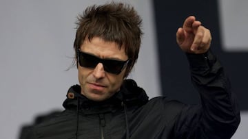 El cantante Liam Gallagher en un concierto de 2013 con el grupo Beady Eye