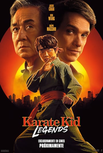 Karate Kid Legends primer póster oficial Jackie Chan protagonista