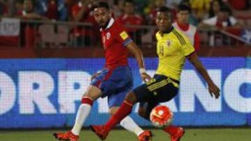 Frank Fabra suma 4 partidos oficiales con la Selección Colombia, todos ellos por las Eliminatorias a Rusia 2018